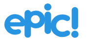 A company logo that reads "epic!"