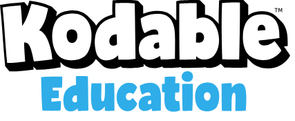 A company logo reading "Kodable Education"